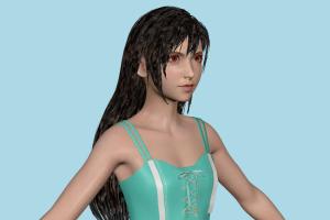 FF7 Tifa Teen final-fantasy, ff7, ff7remake, girl, female, woman, people, character